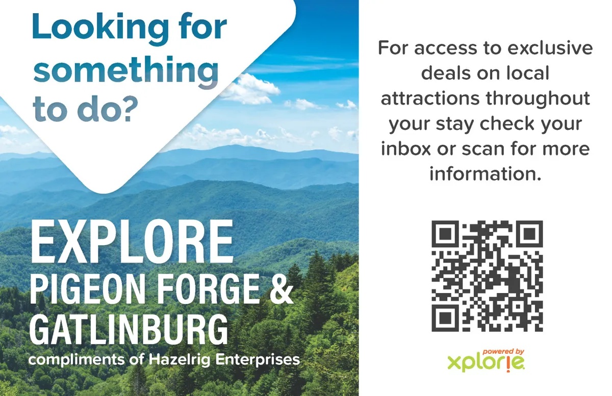 A sweeping mountain landscape with a clear blue sky and verdant green trees, evoking the surrounding natural beauty and the many sightseeing or hiking opportunities available just beyond the condo’s doorstep.